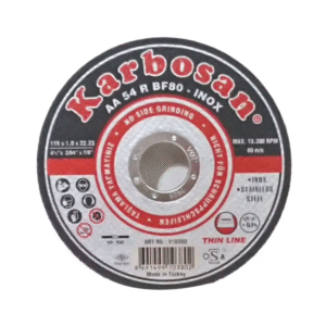 KARBOSAN 115x1.0x22.23 Çelik (INOX) Ince Kesme Taşı