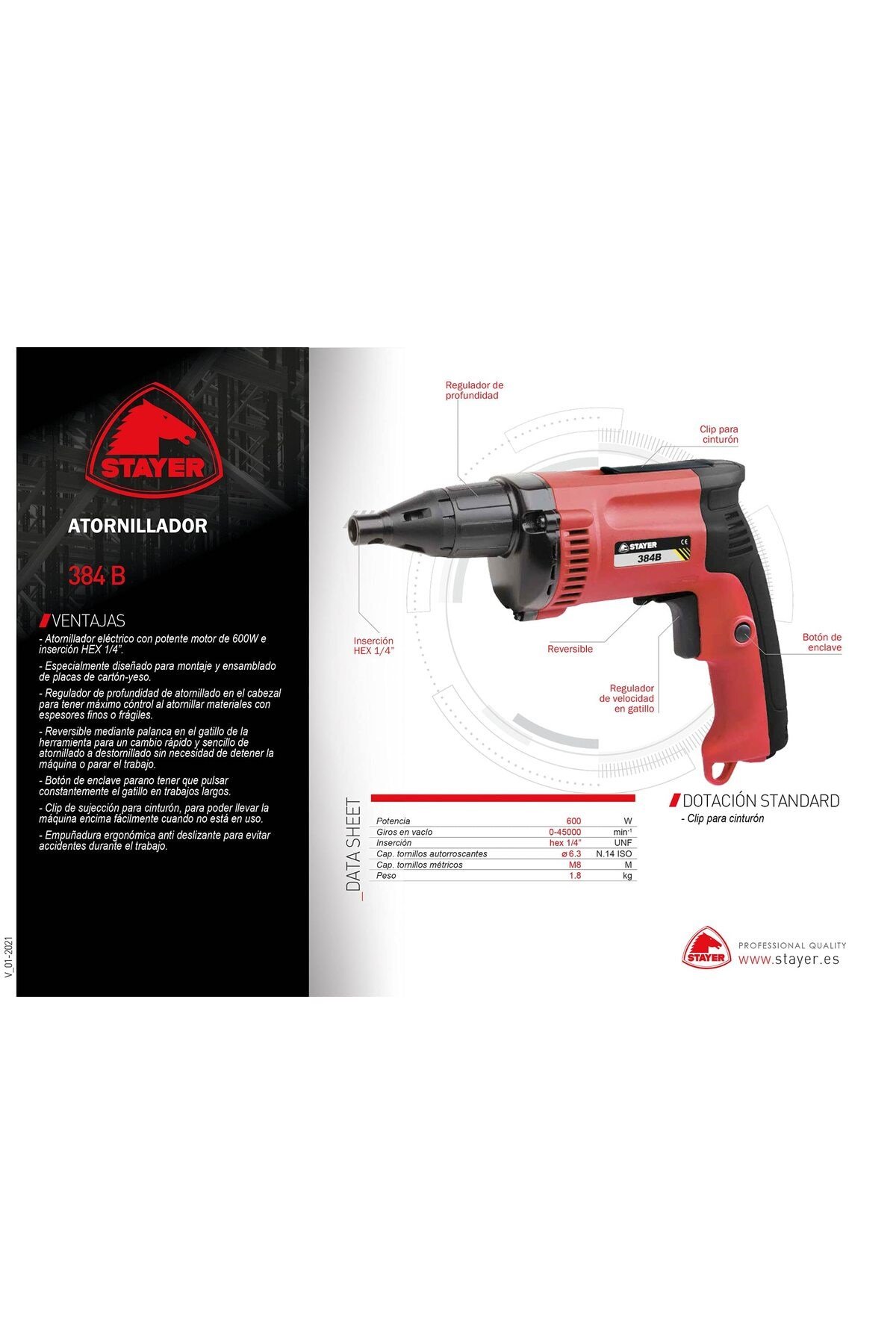 Stayer 384b Alçıpan Vidalama