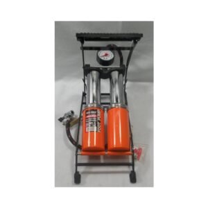 Bul-Max Çift Pistonlu Basınç Göstergeli Ayak Hava Pompası BMX-679