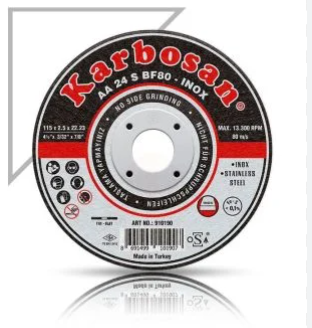 Paslanmaz Çelik (INOX) Kesme Diski Aa 54 R Bf80 115x1.0x22.23