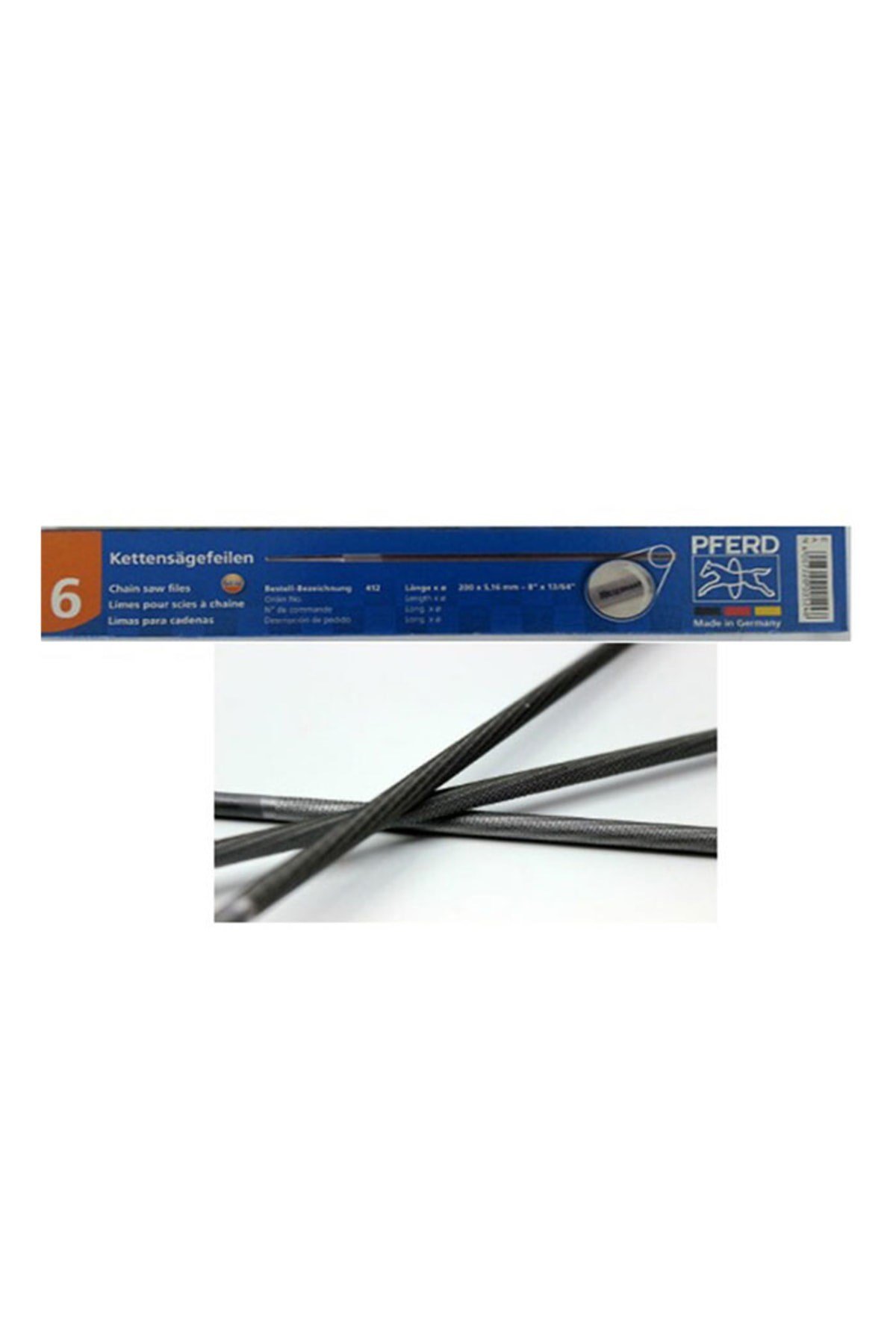 Pferd Motorlu Testere Eğe 200x4.8 Mm 3/16